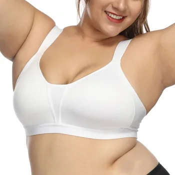 

Seamless Plus Size Bra Women Wireless Super Gathering Push Up Bras Sexy Lingerie Underwear Women Big Size Bra Black White Red