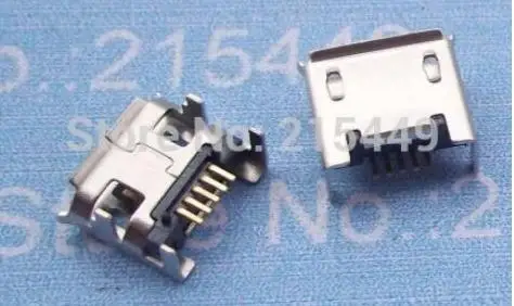 

10pcs Micro USB 5pin B type Female Charging Socket Connector For Mobile Phone