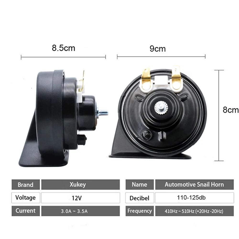 2 шт./компл. клаксон "улитка" 12V 110-125db 410/510Hz Рог Водонепроницаемый Высокий Низкий Автомобильная сирена рог для hyundai Elantra XD HD MD/UD 2001