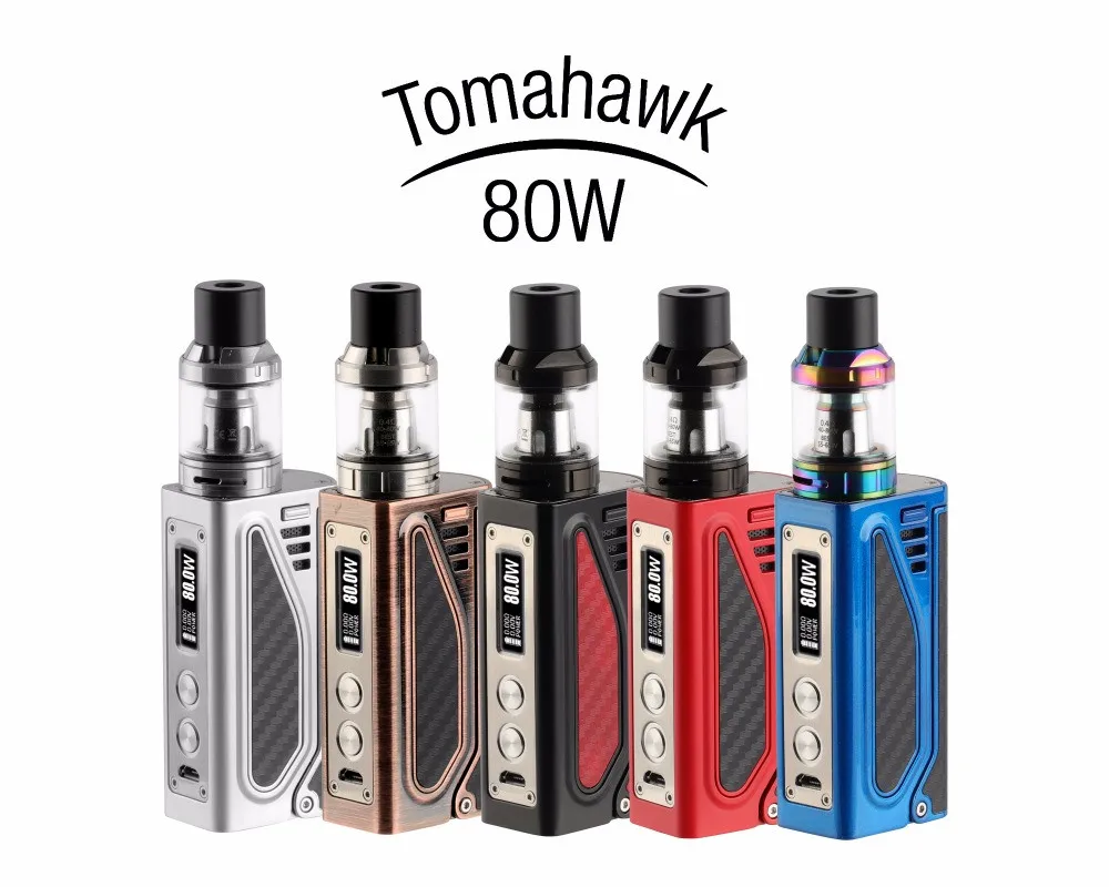 Tomahawk 80 Вт комплект питания от одной батареи 18650 контроль температуры...