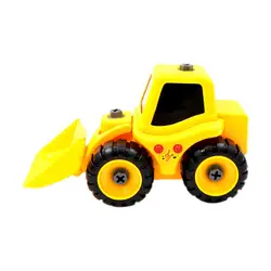 Детская игрушка 1 шт. детская забавная разборка сборка мультфильм грузовик автомобиль игрушка Мальчики пластик Оранжевый инженерный