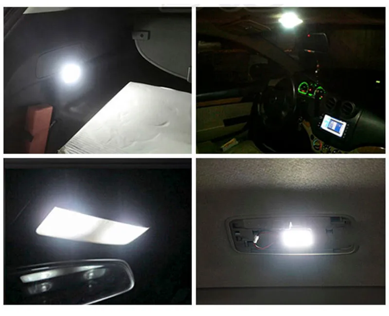 48-SMD-Blue-White-Amber-Panel-led-car-T10-BA9S-Festoon-Dome-Interior-Lamp-w5w-c5w