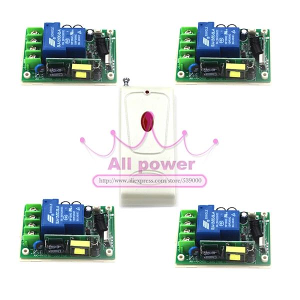

New Arrivel 110V 1CH Multi-function Learning Code Universal LED Lamp Remote Control Switch (85~250V / 30A)