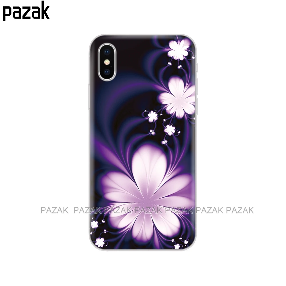 Силиконовый чехол для телефона для iphone X XS XR чехол s для iphone xs max coque etui бампер задняя крышка Полный 360 Защитный Мягкий ТПУ - Цвет: 34361