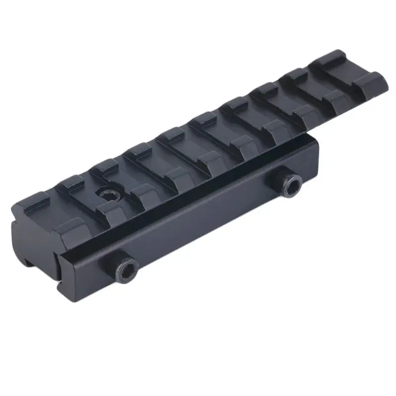 

Outdoor Hot Sale Promotions 11mm to 20mm Dovetail Weaver Picatinny Rail Adapter Converter Mount Scope Base Aluminum Alloy Black