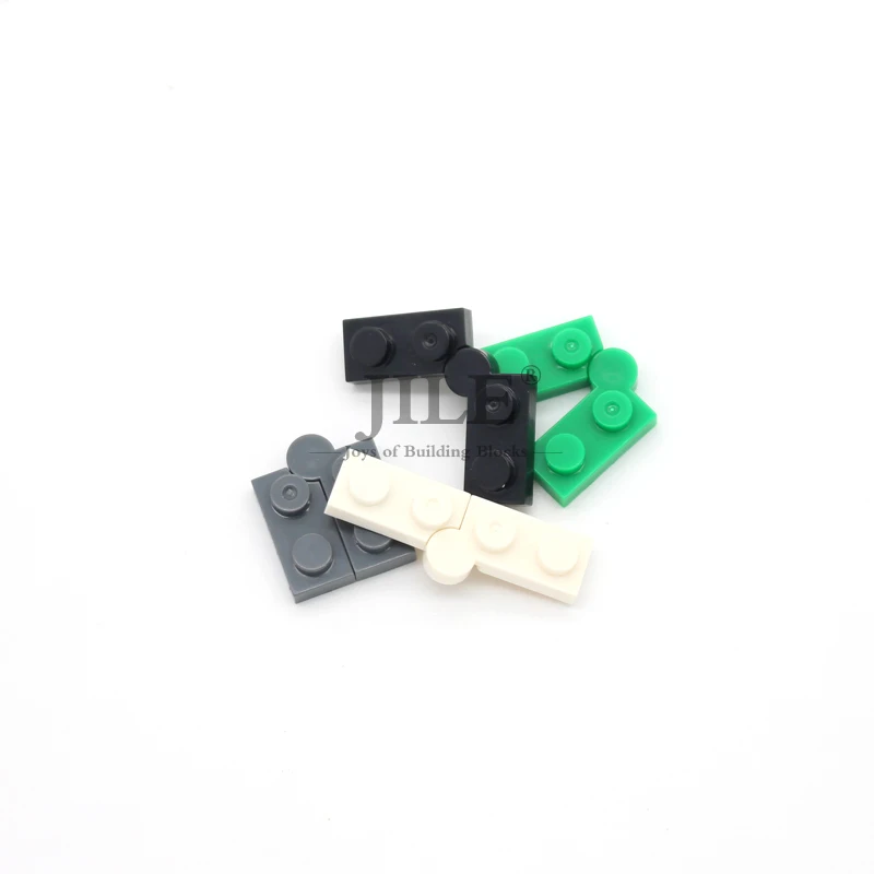 

Free Shipping ! Moc Hinge Plate 1 x 4 Swivel Top / Base Complete Assembly 73983 DIY Enlighten Building Blocks Bricks