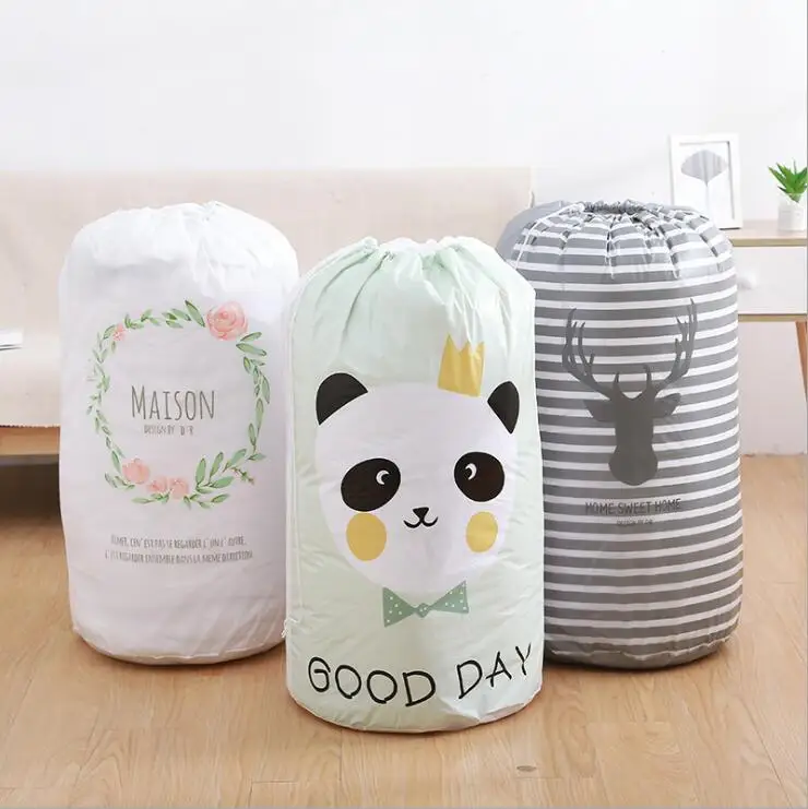 

Dirty Clothes Hamper Organizer Large Waterproof Drawstring Laundry Bucket Bathroom kitchen Sundries Toy Storage Laundry Basket