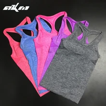 Women Shirts Elastic Breathable Fitness Comfortable Vest Ladies Vest Double Movement No Rims Tank Top