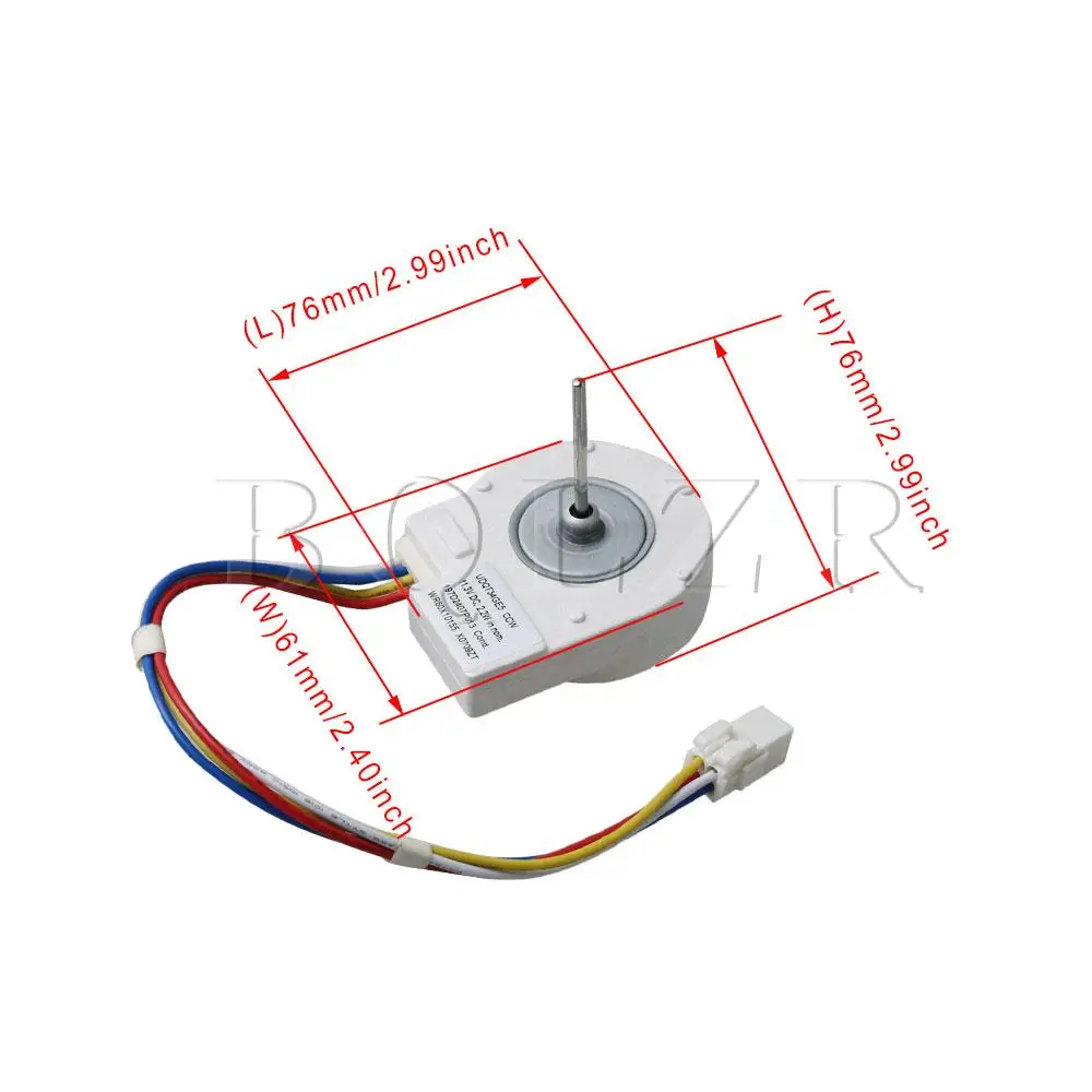 BQLZR WR60X10209 WR60X10042 WR60X10053 LP15442 металлический и пластиковый двигатель вентилятора испарителя
