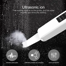 Ultrasonic Ion Skin Scrubber Facial Care Ultrasonic Scrubber Cleaner Blackhead Removal Face Peeling Extractor Skin Device