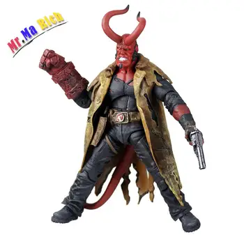 

Mezco Hellboy Doll with Weapons PVC Action Figure Collectible Model Toy 8" 20cm