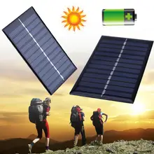 Mini 6V 1W Solar Power Panel DIY Home Solar System Module for Light CellPhone Chargers Portable Solar Panel New HOT 110*60*2.5mm