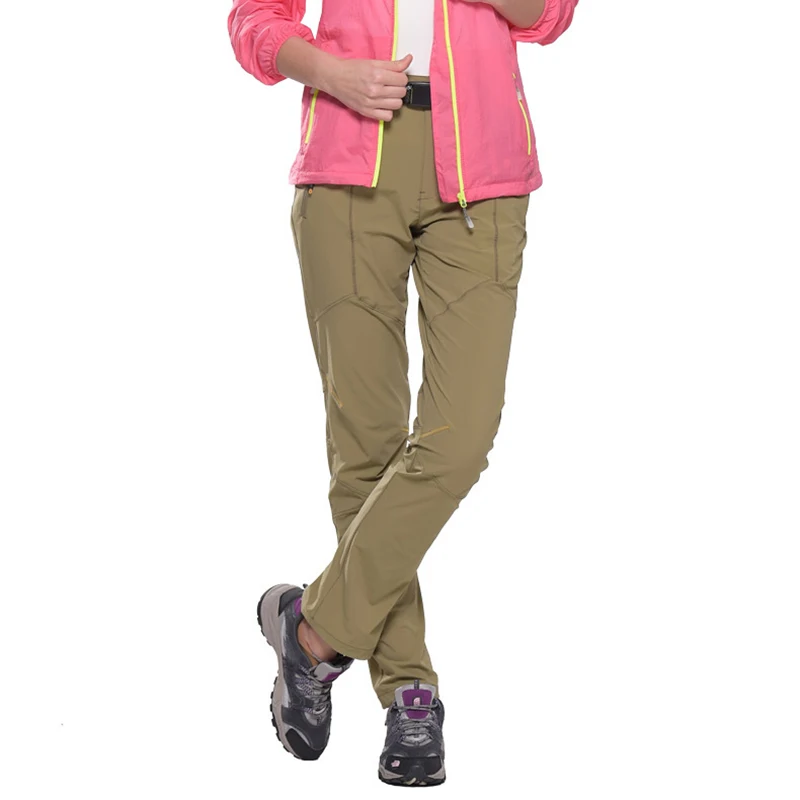 

Hiking pants women Outdoor waterproof breathable pants women elasticity sports wear camping cycling pants thin female trousers