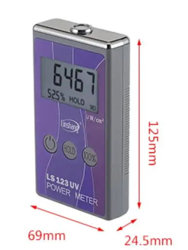 

Brand New UV Power Meter Tester LS123 Handheld UV Radiation Meter Illumination Radiometer Power Density Power Meter Tester