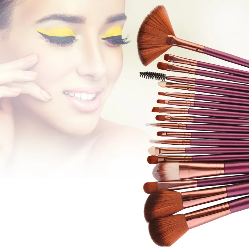 NEW 18Pcs Makeup Brushes Tool Set Cosmetic Powder Eye Shadow Foundation Blush Blending Beauty Make Up Brush Maquiagem NEW 18Pcs Makeup Brushes Tool Set Cosmetic Powder Eye Shadow Foundation Blush Blending Beauty Make Up Brush Maquiagem