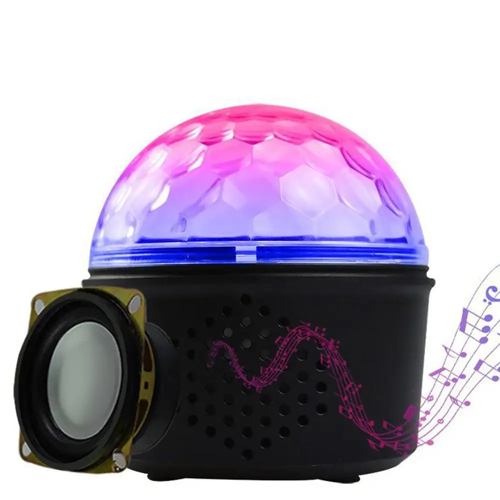 9 цветов RGB светодиодный диско DJ KTV сценический свет USB зарядка Bluetooth Музыка