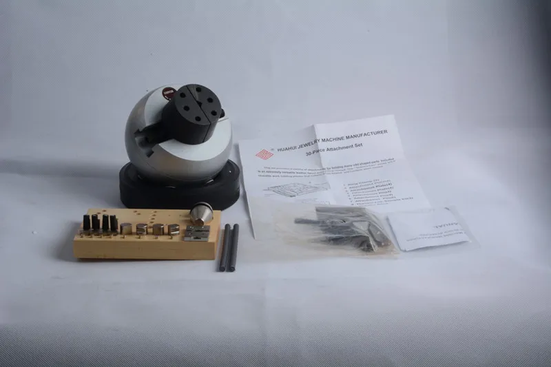 

Free ship Standard Block Ball Vise Engraving Setting Tool with 30-pcs Attachment Set