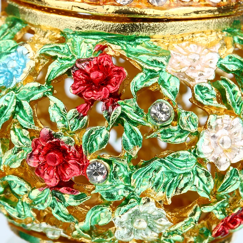 H& D Мини чайник безделушка коробка на шарнирах для девочек ювелирные изделия хранения статуэтки ручной работы кольцо держатель блюдо украшены Colectible подарок декор