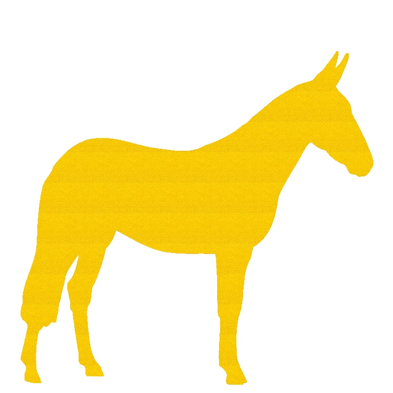 HotMeiNi Hard-working Mules Farm Donkey Graphic Car Sticker Door Laptop Kayak Vinyl Decal grassland animal autumn harvest Horse