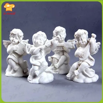 

Le to angel candle silica gel candle mould manual soap DIY materials soft mold 3 d winged angel