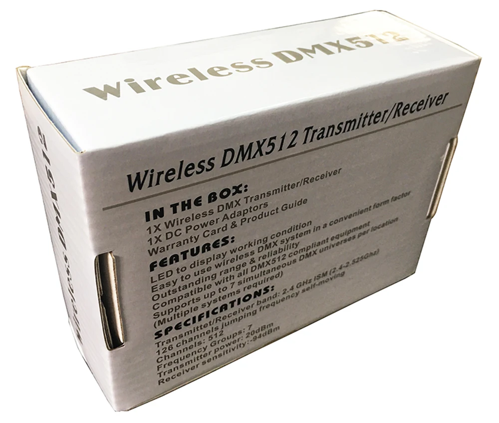 Этап световое оборудование DMX512 сигнала Беспроводной контроллер 2,4 г 126 Каналы приемник DMX + передатчик Комплект для DJ/Disco консоли