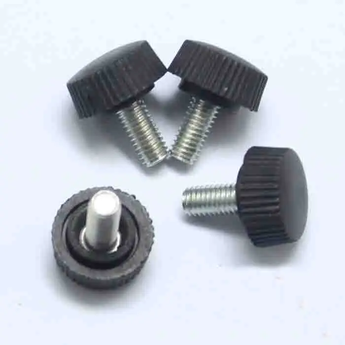 M4 M5 M6 round plastic head Copper nut knob bolt whirling rotating hand