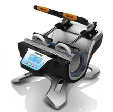 Free shipping MINI Double-station Mug Press ST-210 11oz Pneumatic Transfer Mug Heat Press Machine Automatic Cup Sublimation