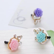 Marsnaska милый цветок 3,5 мм наушники порт пылезащитный Разъем гарнитура наушники пробка гарнитура для мобильного телефона пылезащитный для планшетных ПК