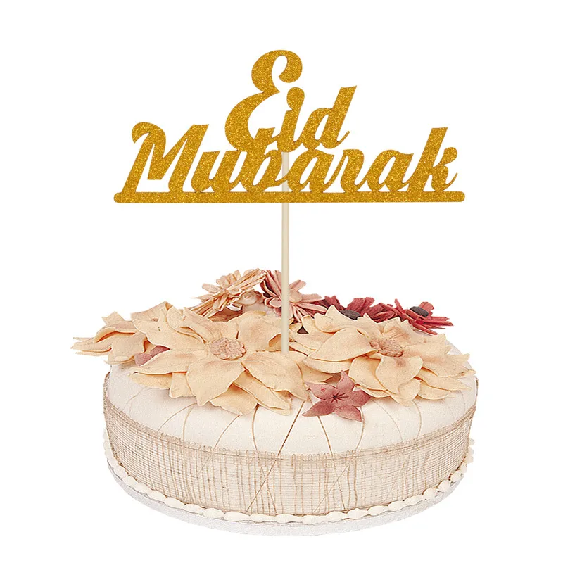 EID MUBARAK баннер блеск EID фестиваль гирлянда из ткани мусульманское украшение Мубарак Рамадан поставки - Цвет: Темно-серый