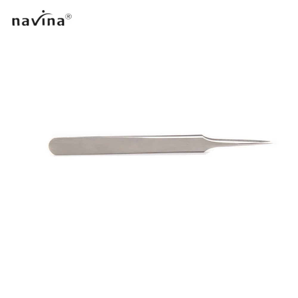 NAVINA Pro Flase щипцы для ресниц безопасный Антистатический пинцет из нержавеющей стали ремонт часов техническое обслуживание инструменты для наращивания ресниц
