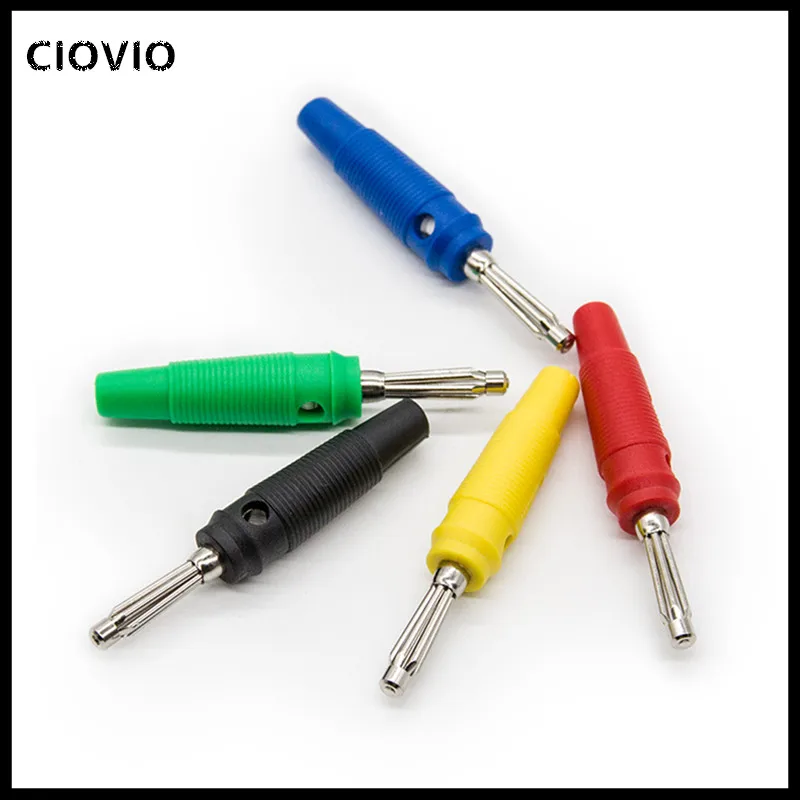 4MM Banana Plug Audio Speaker Connectors Amplifier Speaker Binding Post 4mm Banana Jack Plug For 