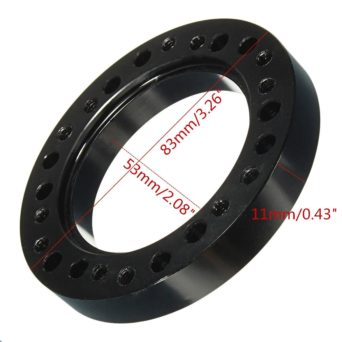 Черное стальное кольцо ступицы колеса адаптер прокладка комплект для Нарди для личного