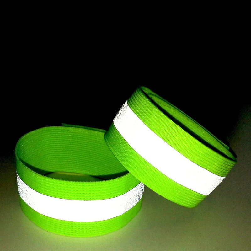 4pcs High Visibility Band Reflection Elastic Wristbands Ankle Straps Emergence Safety Warning Bands Running Cycling Reflective 4pcs High Visibility Band Reflection Elastic Wristbands Ankle Straps Emergence Safety Warning Bands Running Cycling Reflective