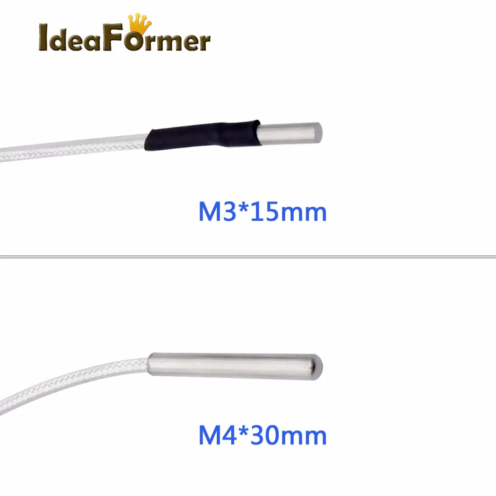 3D принтер Ultimaker 2 UM2 PT100 датчик термопары M3 * 15*2000 мм/M4*30*2000 мм длиной метра немецкий