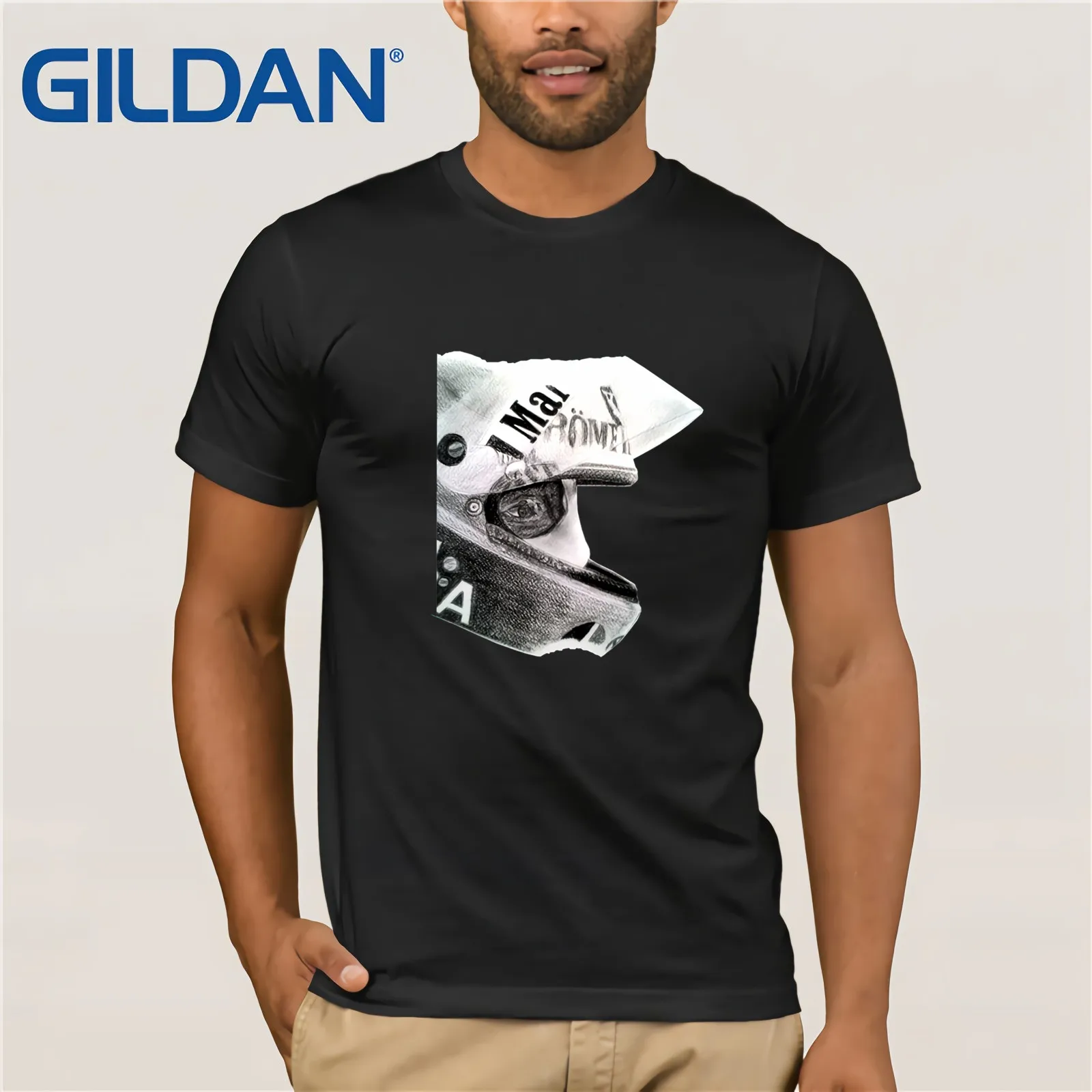 

Niki Lauda Helmet T-Shirt 2019 Summer Men's Short Sleeve T-Shirt