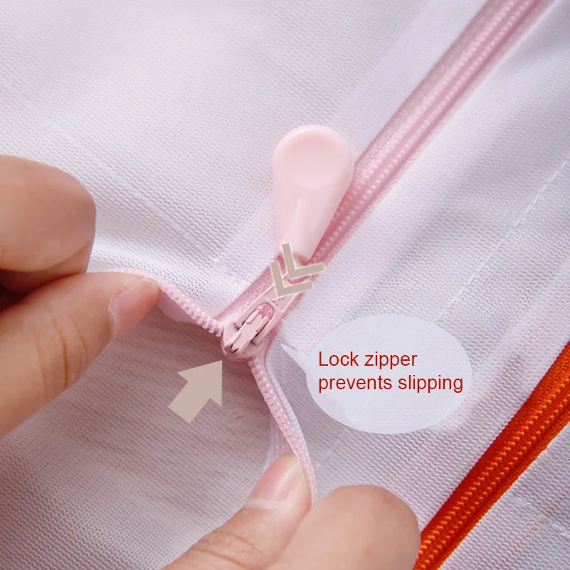 Socks Laundry Bag  Lingerie Mesh Washing Bag Laundry Nets Container 4 Pockets Underwear stockings Case for Washing Mechine Bag (7)