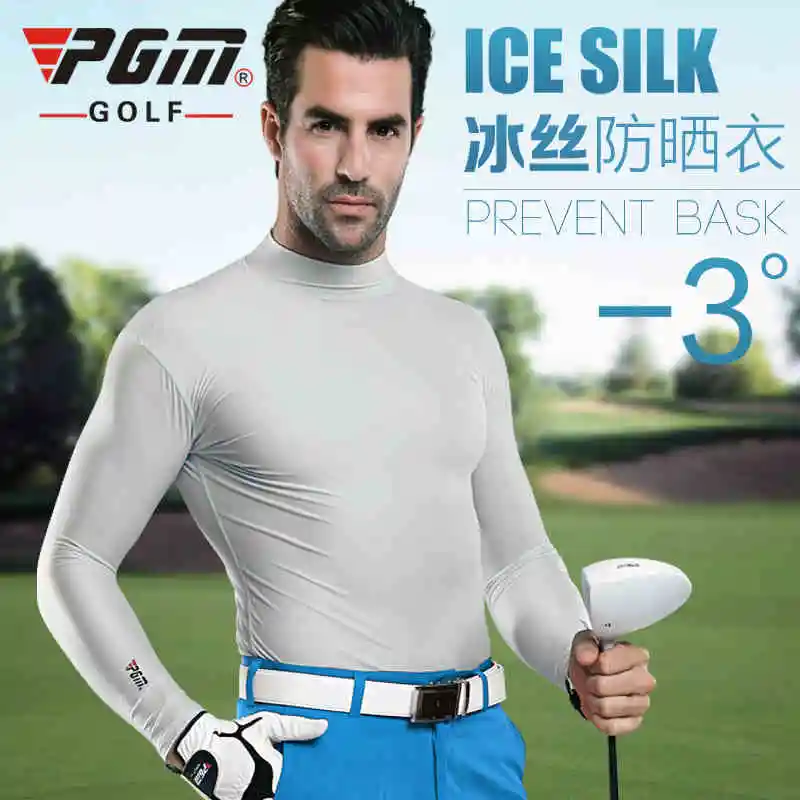 Pgm تماما رجل جولف الملابس الموالية طويلة الأكمام قاعدة طبقة المجهزة dri-fit قميص طويل كم قميص رجالي جولف الملابس تجريب قميص