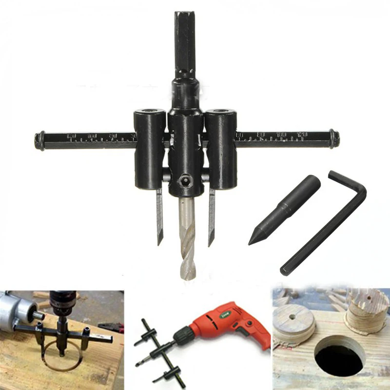 G1 Adjustable Circle Hole Cutter Wood Drywall Drill Bit Saw Round