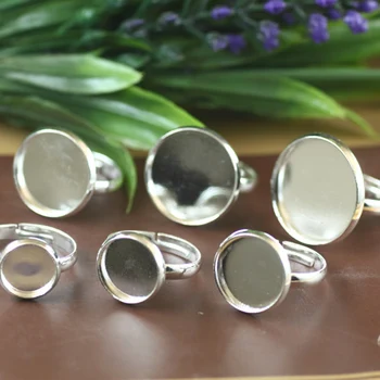 

10mm/12mm/14mm/16mm/18mm/20mm pad adjustable ring base ---size option--100pcs/lot