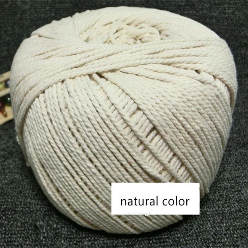

2mm/3mm diameter Bleached cord cotton rope cotton rope line group Hemming strand rope lashing tag