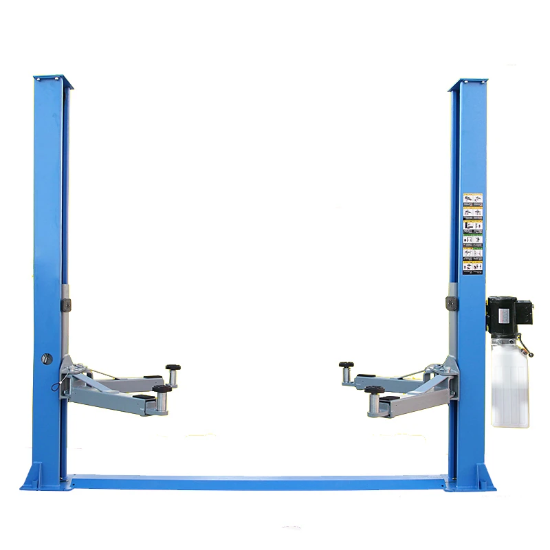 Модель: QJ Y 2 35 Floorplate post lift с ручным выпуском симметричными дужками 3 5 тонн| |