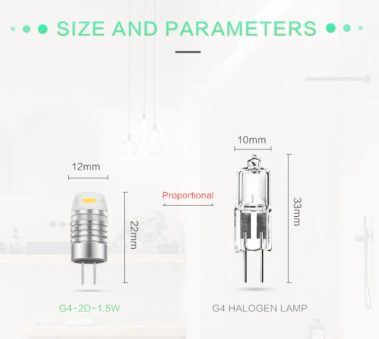LKLTFX 100 упак. G4 лампада удара lampara Led-лампа лампы детали skd G4 светодиодные 12 В гостиная украшения