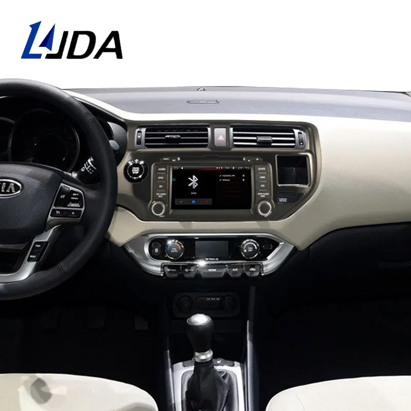 LJDA Android 10 автомобильный dvd-плеер для KIA Rio K3 2012 2013 gps навигация 2 Din Автомобильный радио мультимедиа wifi стерео ips RDS