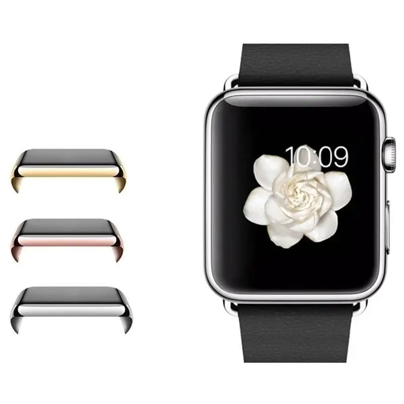 

38mm Thin Plated PC Hard Protective Protection Soft Skin Case For iWatch For Apple Watch For Smart Watch Watchs Wacht