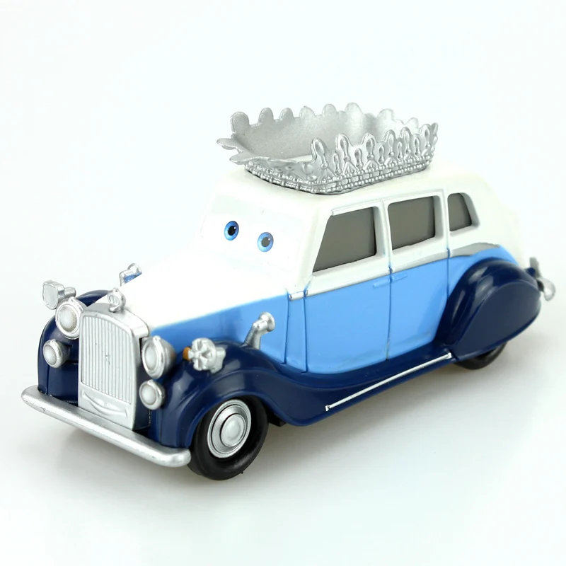 100% Оригинальные Disney Pixar тачки мультяшный автомобиль Королева 1:55 весы литье под