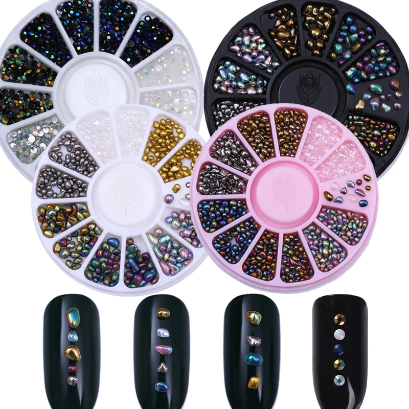 

Chameleon 3D Nail Decoration Acrylic UV Gel Nail Art Decoration Flat Bottom Manicure DIY Charms Gemstones
