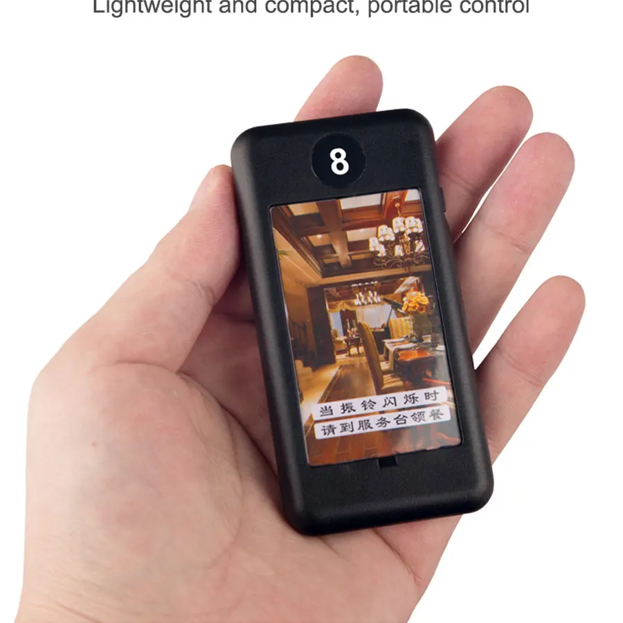 KSUN X-Q20 беспроводной пейджер 433 МГц для приема еды карты вибрации зуммер для приема еды карты пейджер