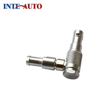 

China connector distributor M7 00 series Circular self-locking 3 solder contacts Elbow plug,equvalient FTHG.00.303