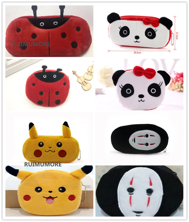 

Kawaii Multi Designs, Sizes Choice , Cartoon 6-23CM Approx. Panda Cat Etc, Stuffed Animal Plush Toy BAG Key chain Plush Toys