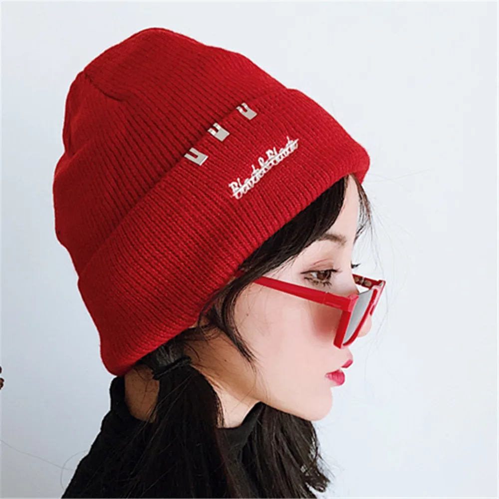 Зимняя вязаная шапка Skullies Beanies мужские зимние шапки для женщин модная мягкая